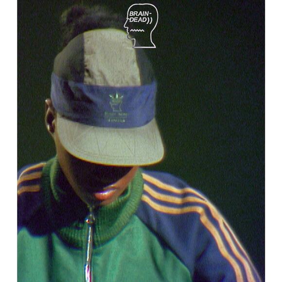 Adidas Brain Dead Hat Cap Toggle OSFM Blue Gray Mesh Collab Limited Edition - Picture 9 of 9